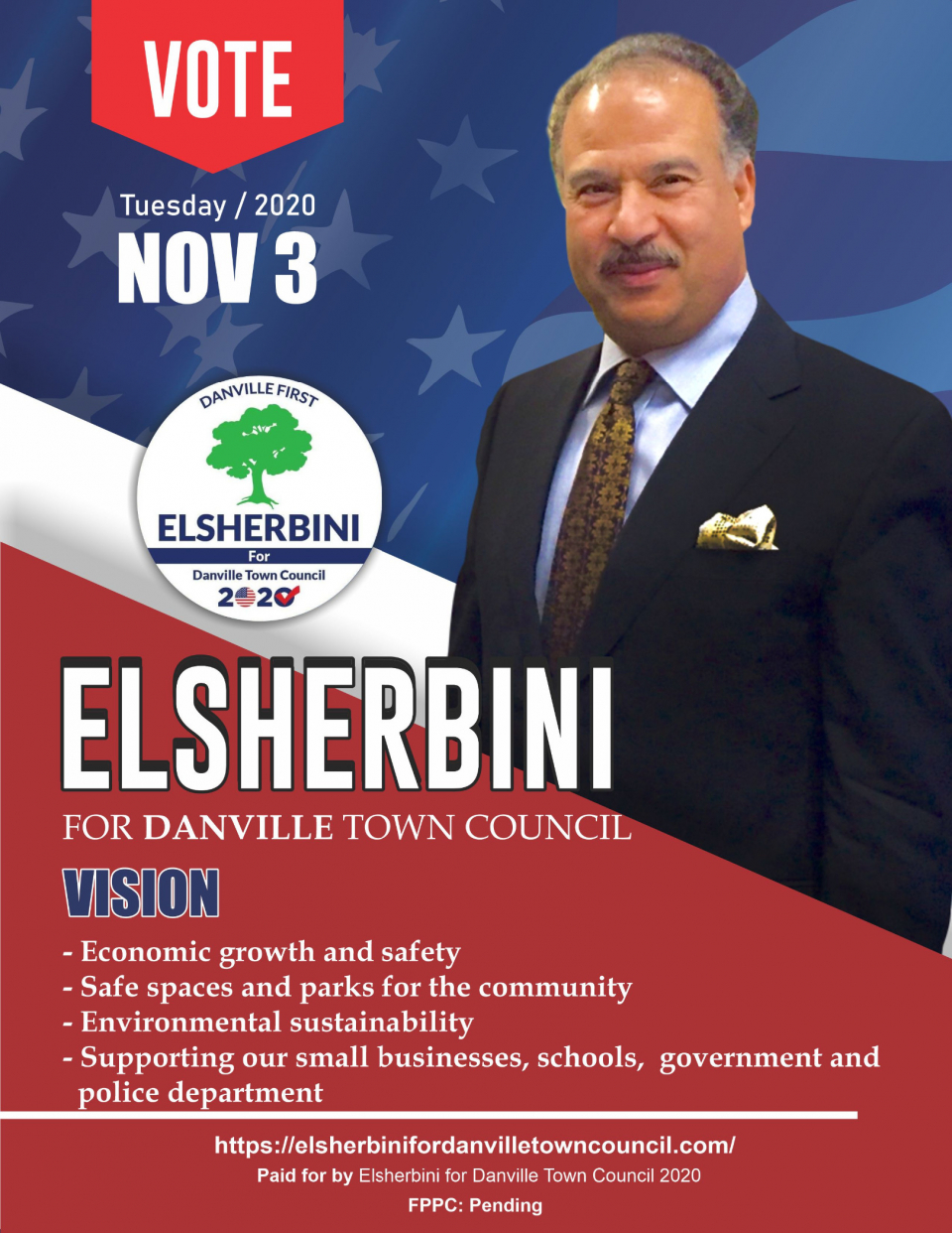 Danville First Elect Elsherbini Danville Town Council